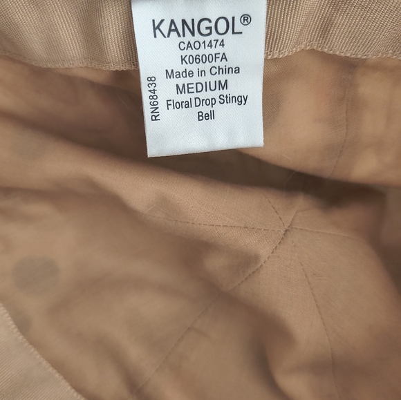 Kangol Abstract Pattern Bucket Hat - White, Pink, Green - Picture 5 of 7